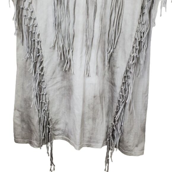 Fringed T-Shirt Dress/Tunic Size 2xl - Picture 7 of 7